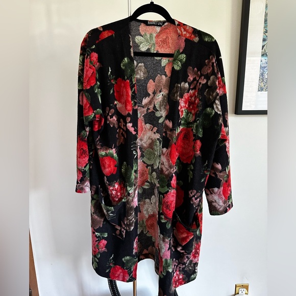 Audrey 3 + 1 Kimono like Sweater O/S - Picture 1 of 4